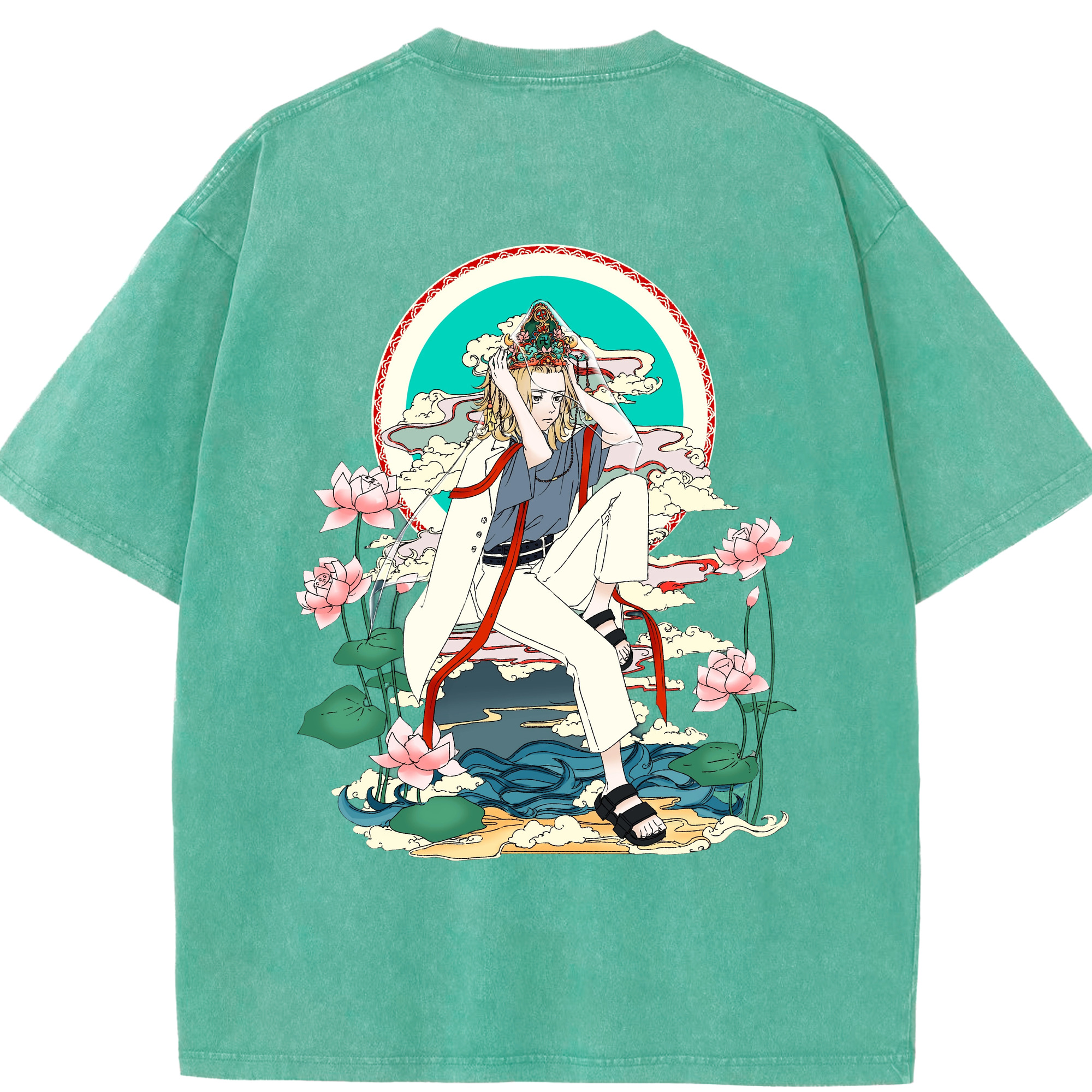 （画像用） 東京リベンジャーズ Tokyo Revengers 綿100% ヴィンテージ風 半袖Tシャツ（背面プリント）